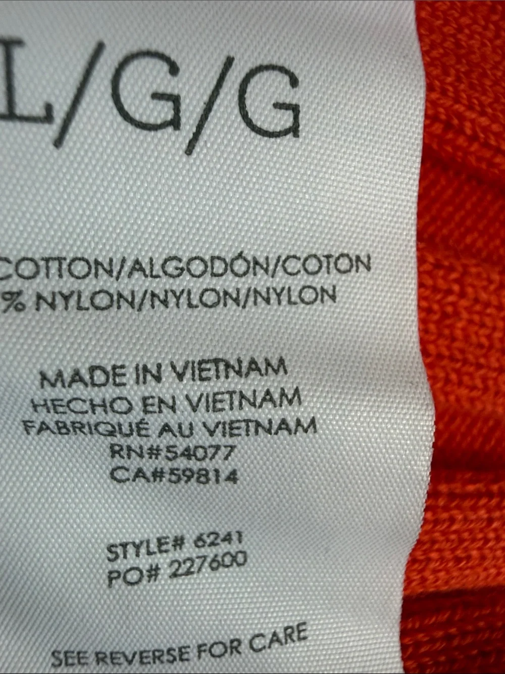 CAbi fitted ribbed